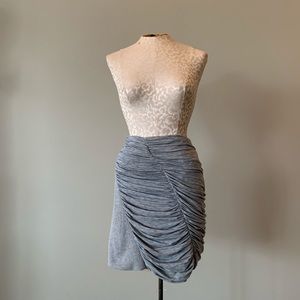 Rag & Bone Gray Scrunched Skirt